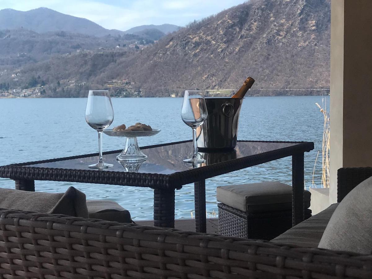 La Playa Cottage Con Spiaggia Privata Pettenasco Kültér fotó