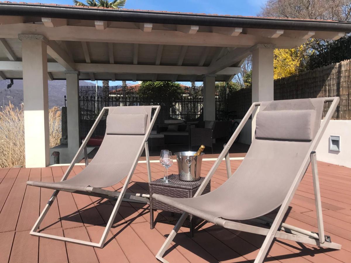 La Playa Cottage Con Spiaggia Privata Pettenasco Kültér fotó